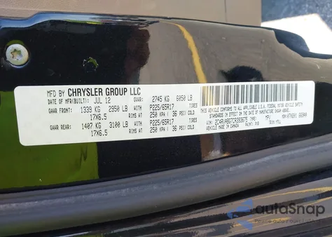 2012 Volkswagen Routan Se from USA, damaged, VIN 2C4RVABG7CR393675